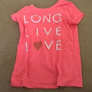 neon orange/pink circo tee